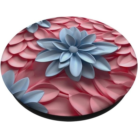 Blossoms Flowers Design Floral Garden for Women PopSockets Swappable PopGrip - Picture 3 of 7